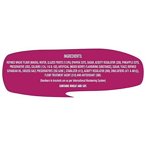 Britannia Fruit Bread, 200 g Pouch No Palm Oil