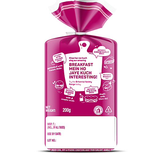 Britannia Fruit Bread, 200 g Pouch No Palm Oil