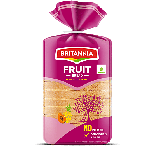 Britannia Fruit Bread, 200 g Pouch No Palm Oil