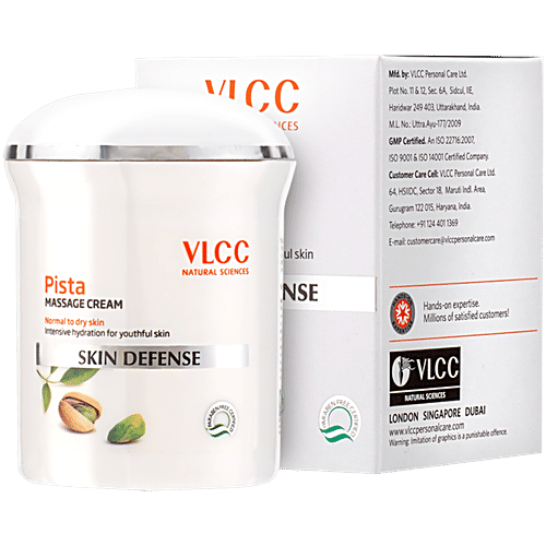 Buy Vlcc Massage Cream Pista 50 Gm Jar Online at the Best Price of Rs