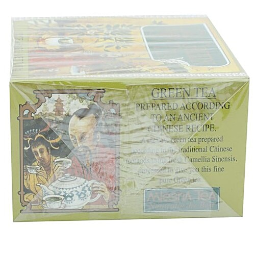 Mlesna Tea Bags - Pure Green Tea, 50 Bag x 2 gm Each 100 gm 