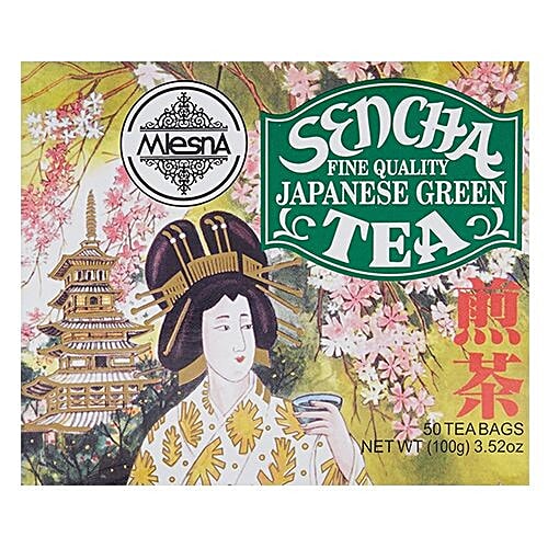 Buy Mlesna Green Tea Bags Sencha Japanese 2 gm (Pack of 50) Online at Best Price. of Rs 315