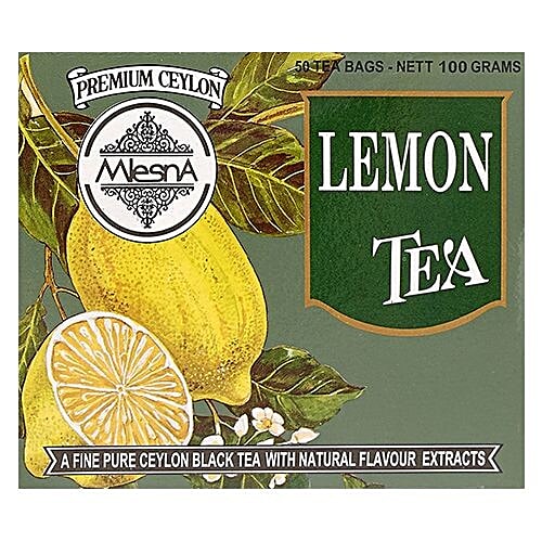 Mlesna Tea Bags - Lemon, 50 Ba g x 2 g Each 100 gm 