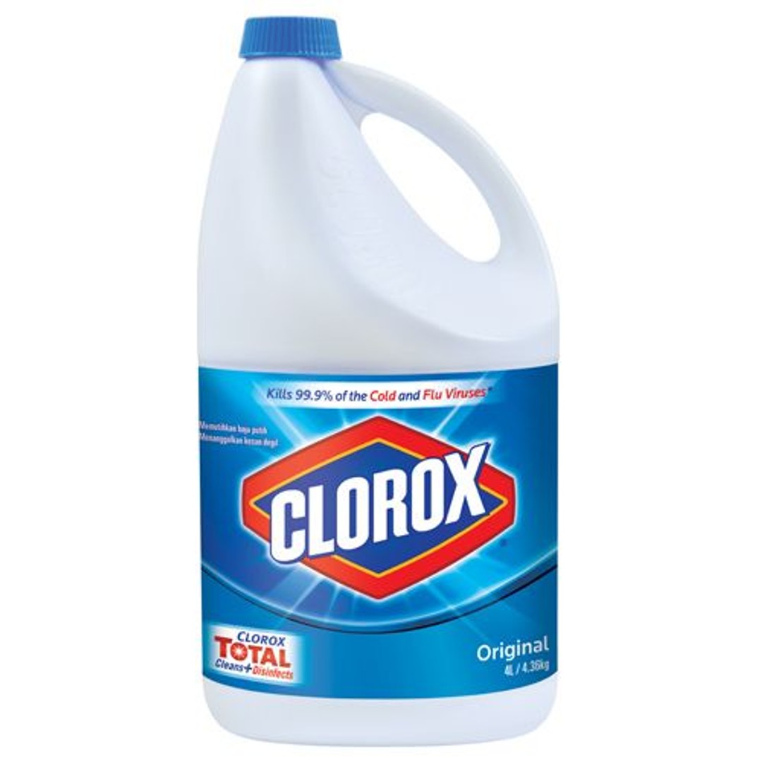 Buy Clorox Liquid Bleach Original Peluntur 4 Ltr Online at the Best