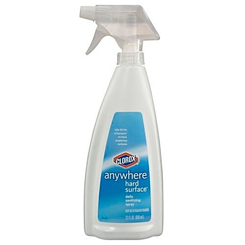 Clorox Anywhere Hard Surface Sanitizing Spray, 650 ml  Kills 99.9% of Bacteria