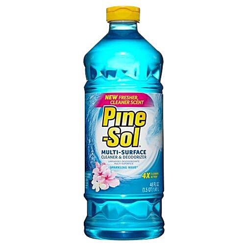 Pine Sol Multi-Surface Cleaner and Deodorizer - Sparkling Wave, 1.419 L  4X Cleaning Action
