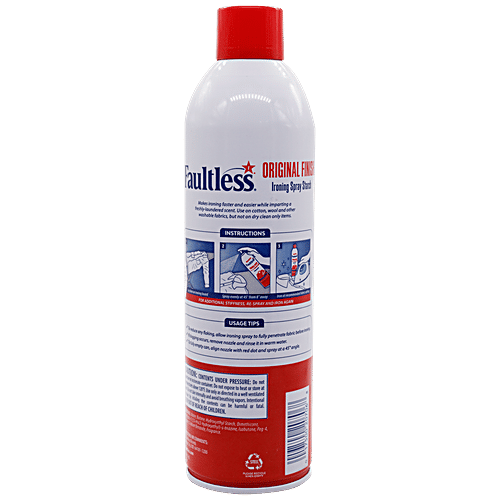 Buy Faultless Spray Starch Regular 567 gm Bottle Online at Best Price. of Rs 499 bigbasket