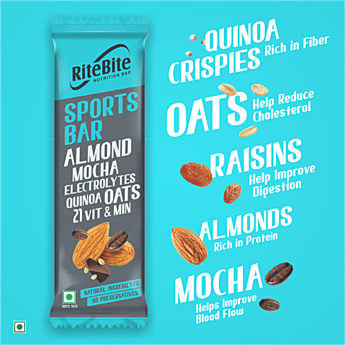 Buy Ritebite Nutrition Bar Sports 40 gm Pouch Online at Best Price