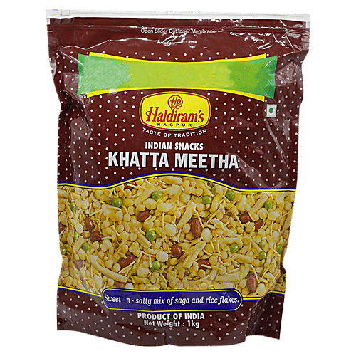 Haldirams  Namkeen - Khatta Meetha, 1 kg Pouch 