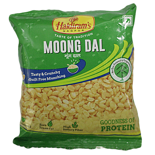 Haldiram's Moong Dal Namkeen, 35 g Pouch Goodness of Protein, Zero Trans Fat