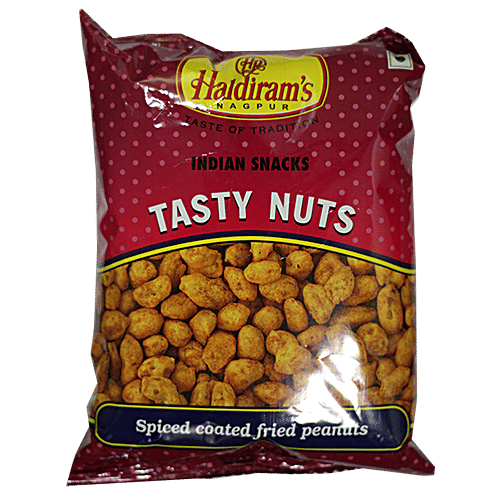 Haldiram's Tasty Nuts Spice Coated Fried Peanuts, 200 g Pouch 