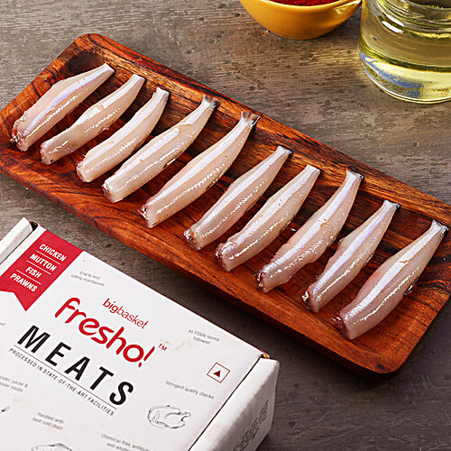 Buy Fresho Anchovy Fish Cleaned Whole 500 Gm Online at the Best Price