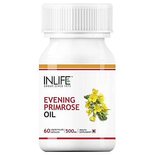Buy INLIFE Evening Primrose Oil Liquid Filled Capsules Online at Best