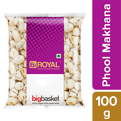 bb Royal Phool Makhana, 100 g Pouch 