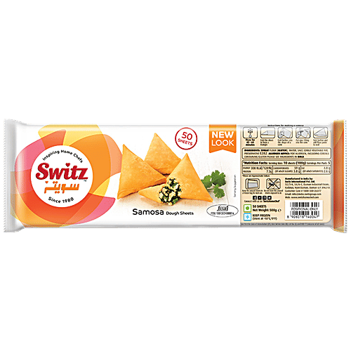 Switz Samosa Patti, 50 sheets Pouch 