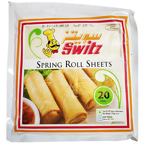 Buy Switz Spring Roll Sheets 275 Gm Pouch Online at the Best Price of