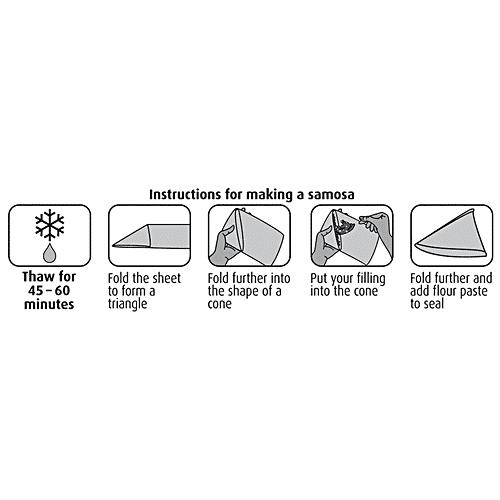 Switz Samosa Patti, 25 pcs Pouch 