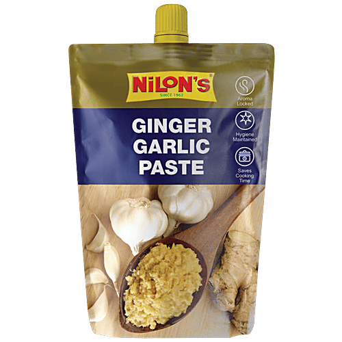 Buy Nilons Premium Ginger Garlic Paste 200 Gm Pouch Online at the Best