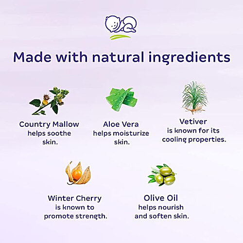 Himalaya Baby Massage Oil - With Olive Oil & Winter Cherry, 200 ml  Free from Mineral Oil & Lanolin