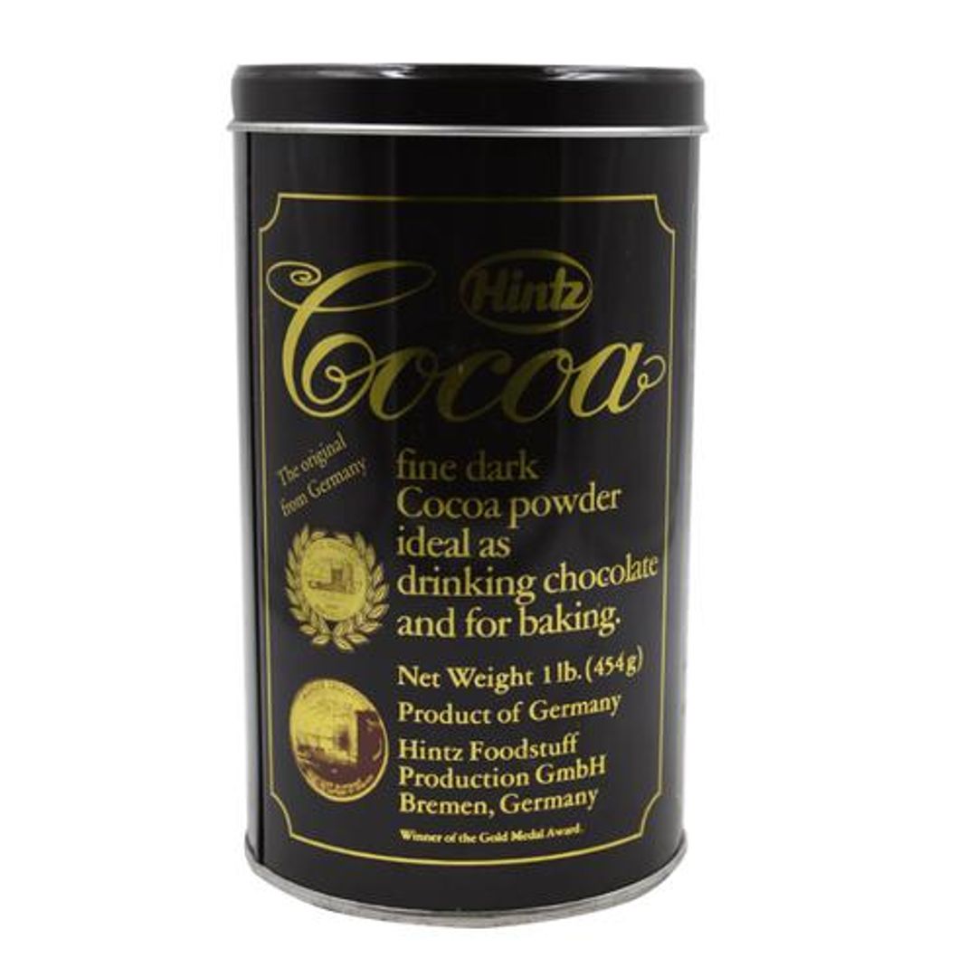 Hintz Cacao Fine Dark Cocoa Powder, 454 g Tin