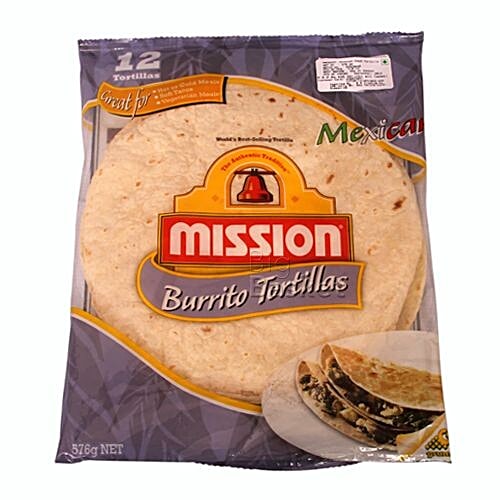 Buy Mission Tortillas Burrito 12 Nos 576 Gm Pouch Online at the Best