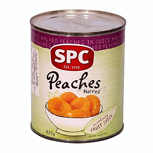 Buy Spc Peaches Halved In Refined Fruit Juice 825 Gm Tin Online at the