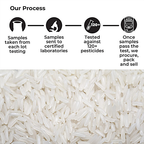 Safe Harvest Sona Masuri Raw Rice/Akki - 12 Months, Pesticide Free, 5 kg  Pesticide Free