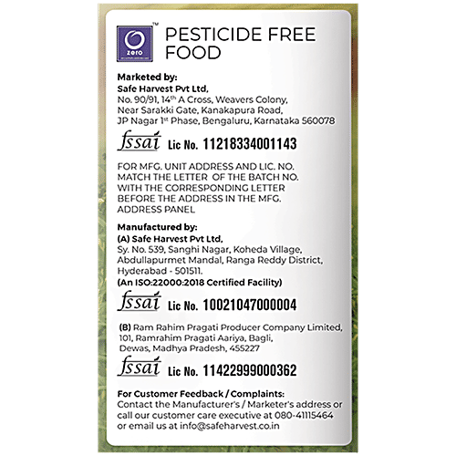 Safe Harvest Chana Dal/Kadale Bele, 500 g Pouch Pesticide Free