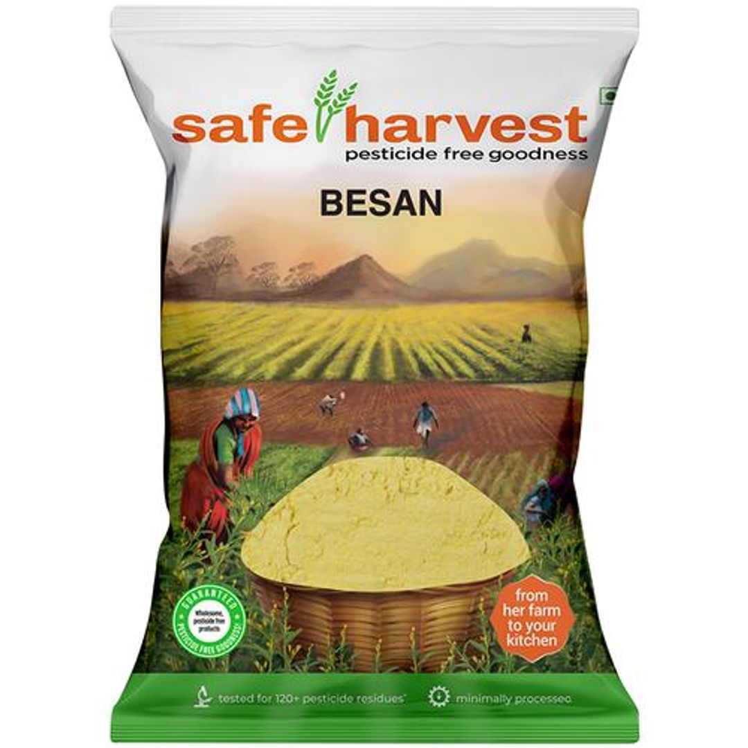 Safe Harvest Besan/Kadale Hittu - Pesticide Free, 500 g 0