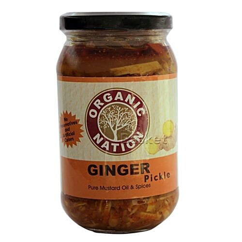 Buy Organic Nation Pickle Ginger Online at Best Price of Rs 195