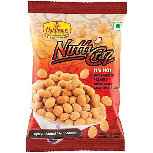 Buy Haldirams Peanut Crazy Nut 20 gm Pouch Online at Best Price. of Rs