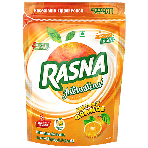 Buy Rasna Fruit Juice Fruit Plus Florida Orange 500 Gm Pouch Online at