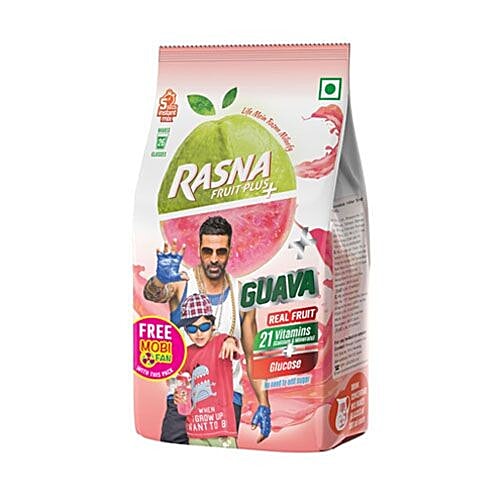 Buy Rasna Fruit Juice Fruit Plus Guava 500 Gm Pouch Online at the Best
