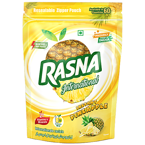 Buy Rasna Fruit Juice Fruit Plus American Pineapple 500 Gm Pouch Online
