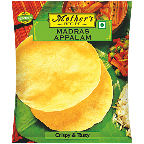 Mother's Recipe Madras Appalam, 100 g Pouch Fresh & Crispy