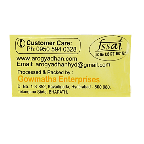 Arogya Dhan Rock Salt/Uppu, 1 kg Pouch 