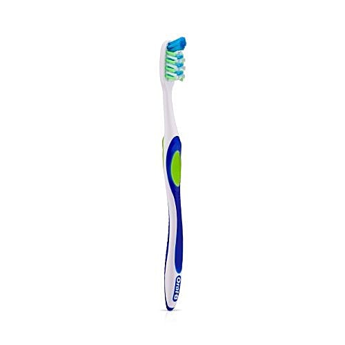 Oral-B Criss Cross Anti-Plaque Toothbrush - Provides Healthy Gums, Medium, 1 pc  End Rounded & Power Tip Bristles
