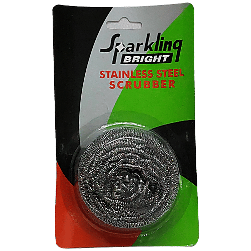 Sparklingbright Stainless Steel Scrubber, 1 pc  