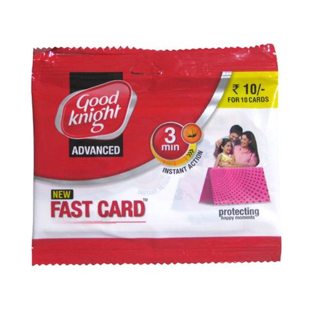 Good knight Fast Card - Mosquito Repellent Paper, 10 pcs 