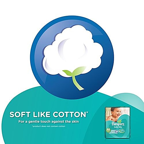 Pampers  Baby Dry Medium - 20 Diapers, 20 pcs  