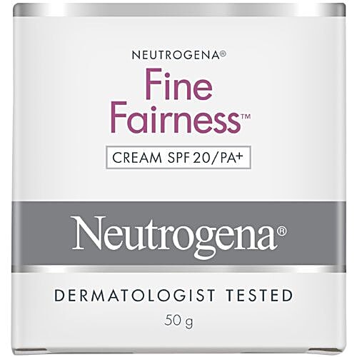 neutrogena fine fairness cream spf 20