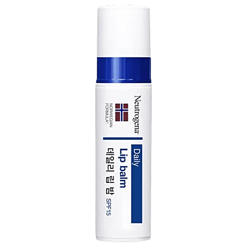 Neutrogena Norwegian Formula Daily Lip Balm - With SPF 15, Moisturises, Protects & Softens, 4 g  Norwegian Formula