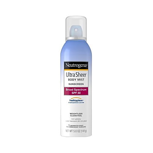 Buy Neutrogena Ultra Sheer Body Mist Sunscreen 141 Gm Online at the