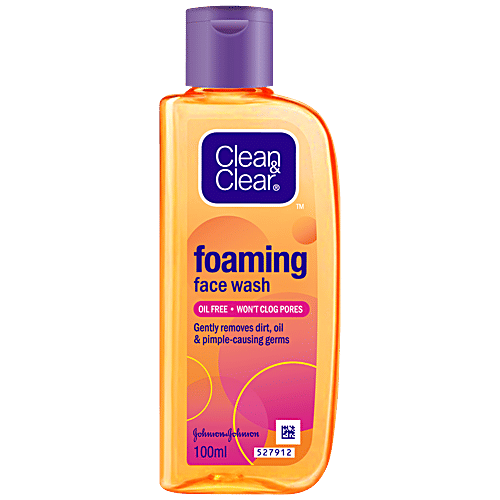 Clean & Clear Foaming Face Wash - Oil-Free, 100 ml  