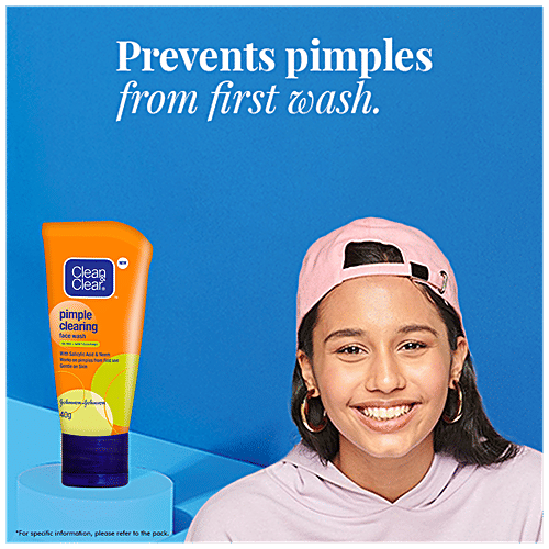 Clean & Clear Pimple Clearing Facewash, 40 g