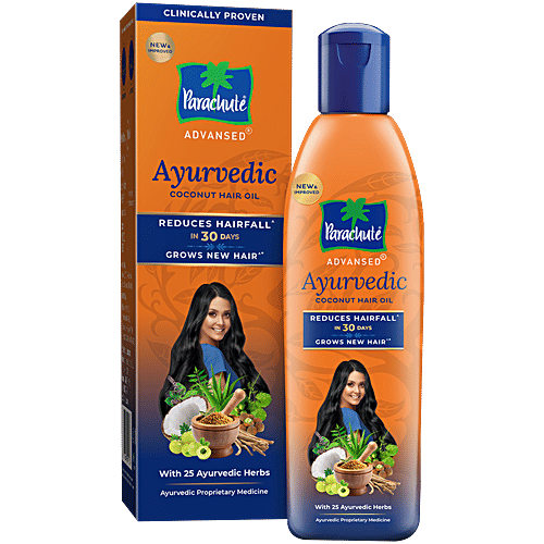 Parachute  Advansed Ayurvedic Coconut Hair Oil for Hair Fall Control & Hair Growth, 300 ml Bottle Ayurvedic Proprietary Medicine