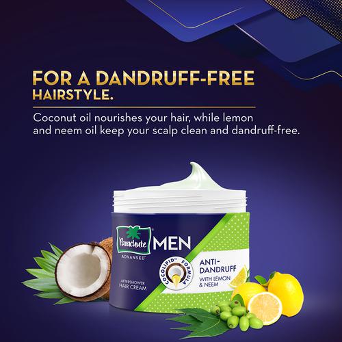 Buy Parachute Advansed Men Hair Cream Anti Dandruff 100 Gm Online At Best  Price of Rs  - bigbasket