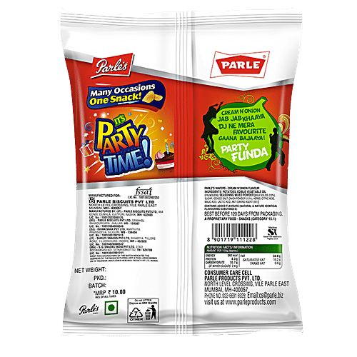 Parle Wafers - Cream N Onion, 24 g
