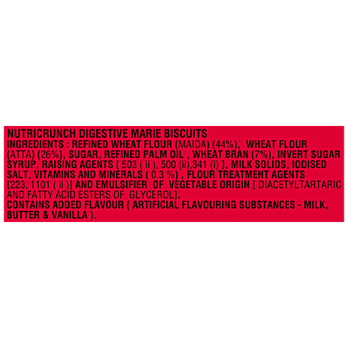 Parle Platina Nutricrunch Digestive Marie Biscuit - Rich In Fibre, Iron & Vitamins, Crispy, 100 g  Rich in Antioxidants