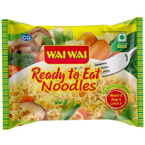 Buy Wai Wai 1 2 3 Noodles Veg Masala Flavour 70 Gm Pouch Online At Best